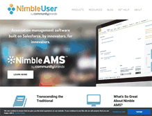 Tablet Screenshot of nimbleuser.com